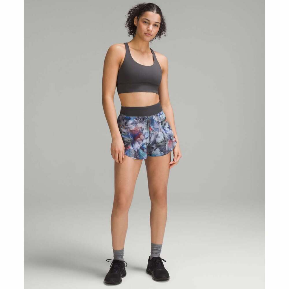 Lululemon Fast and Free Reflective High-Rise Classic-Fit Short 3" Floral